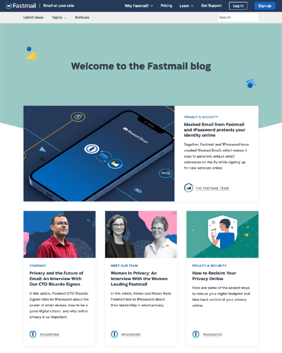 Fastmail theme