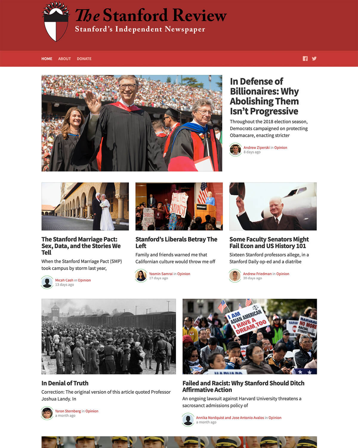 The Stanford Review theme